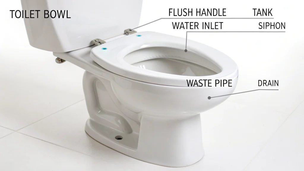 toilet plumbing diagram