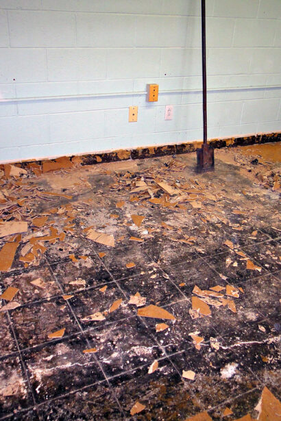 asbestos floor tile