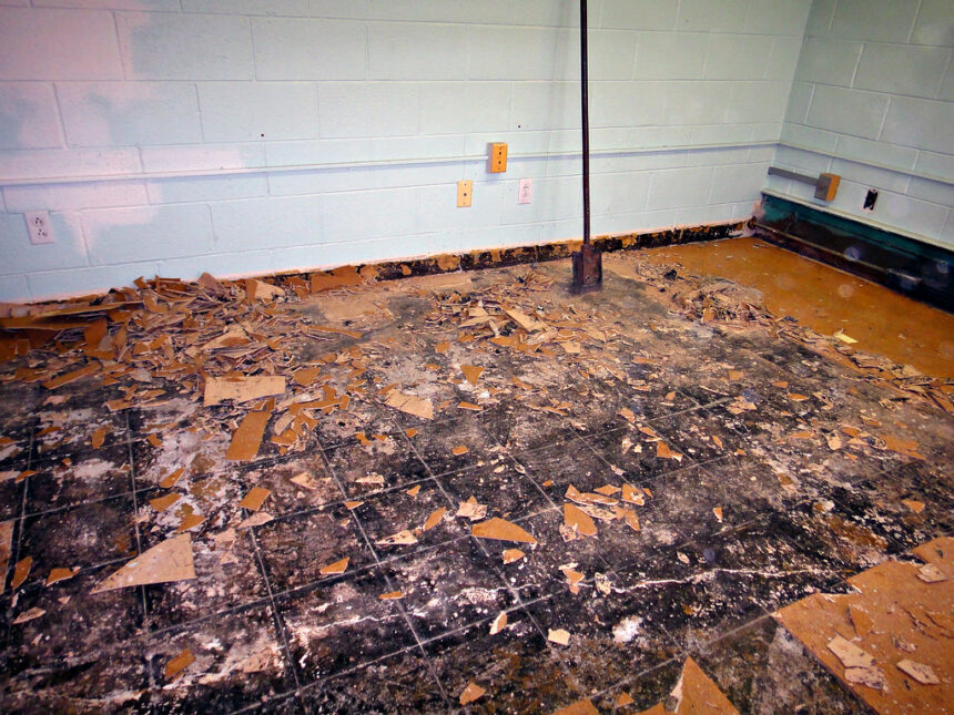 asbestos floor tile