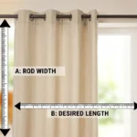 how to measure for curtains