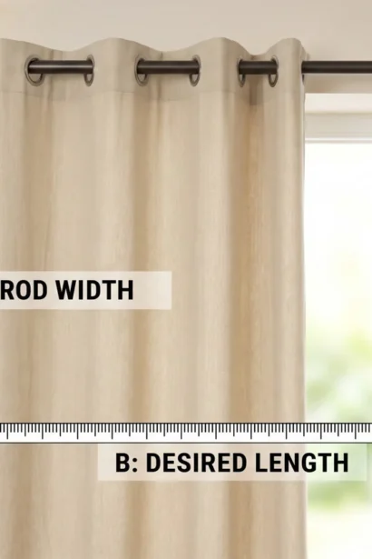 how to measure for curtains