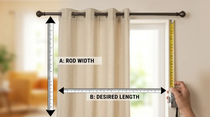 how to measure for curtains