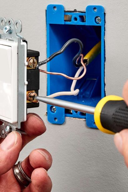 how to wire a light switch