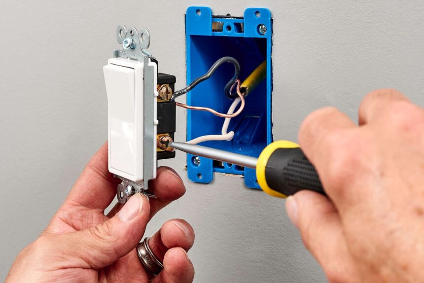 how to wire a light switch