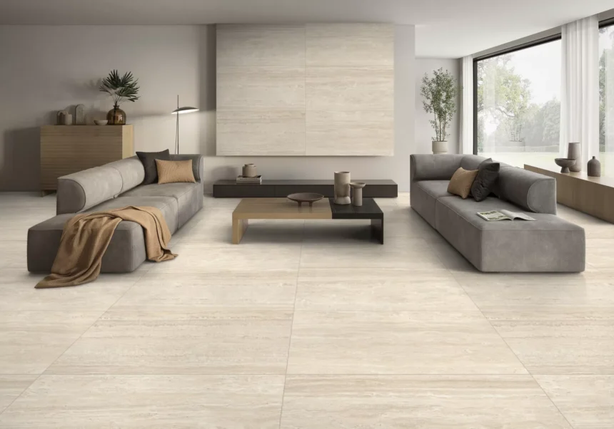 travertine floor tile