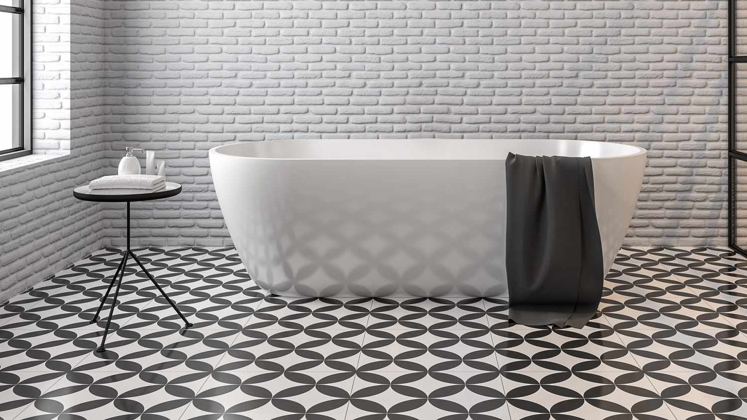 waterproof peel and stick floor tile